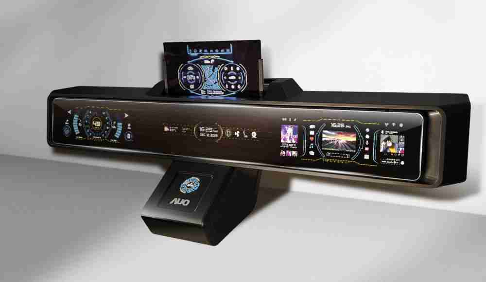 彩霸王Micro LED沉浸式车舱显示方案结合 可卷式、、、、可伸缩的Micro LED应用并可呈现不同的质感纹路，，展现人性化设计