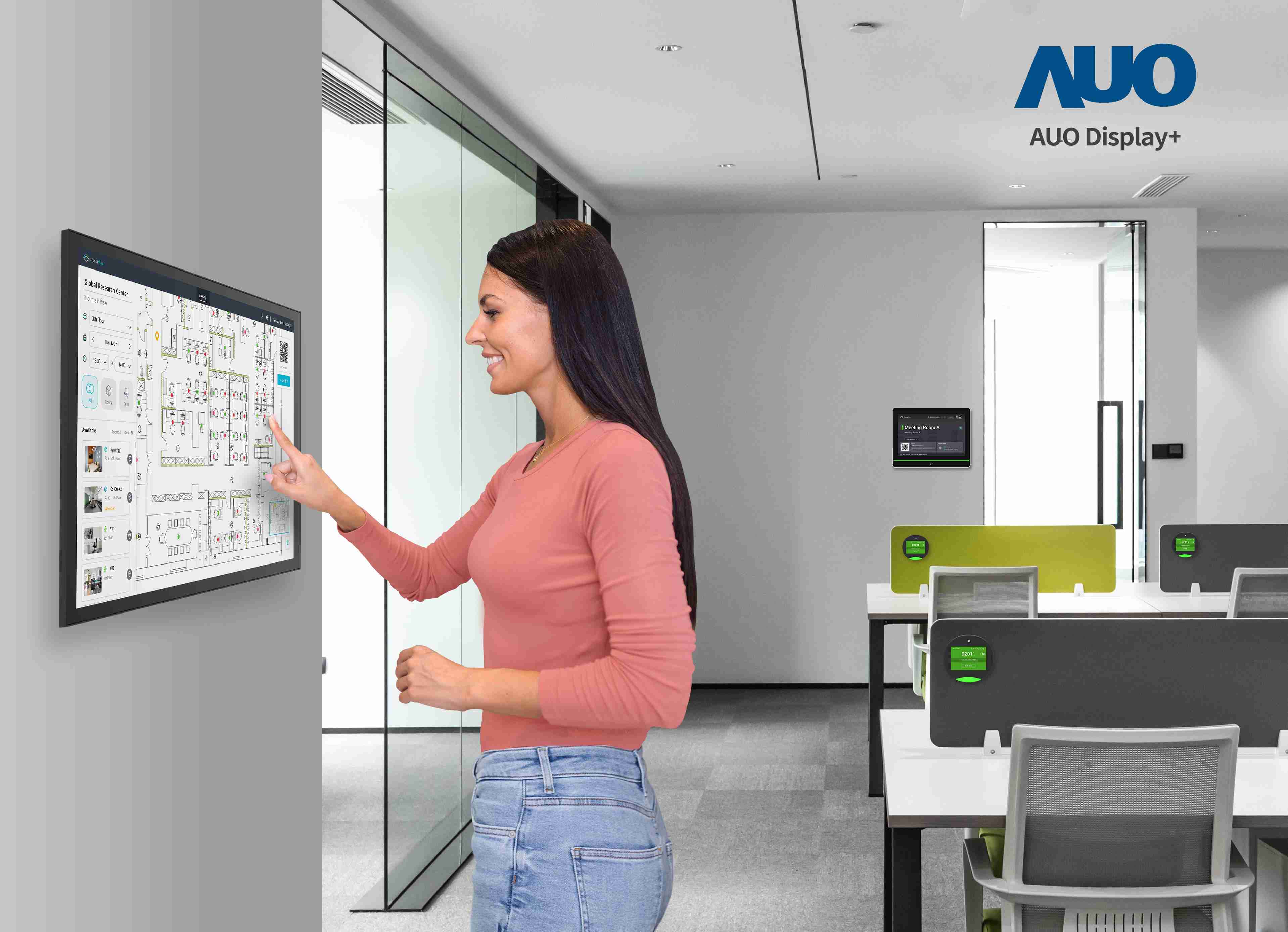 达擎会议空间管理解决方案可应用于空间预约和管理流程，，，，将办公空间的查询、、预约和保留等流程自动化，，，，为用户提供更灵活、、弹性的工作模式